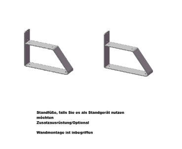 Standfüsse für Dantherm CDP 70 Schwimmhallenentfeuchter